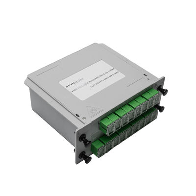 Optikfaser 1260-1650nm FTTH PLC-Teiler 1x4 1x8 1x16 1x32 1x64