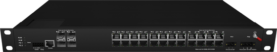 75-Serie 2XSFP 24G Industrie-Ethernet-Schalter mit 24 Port-POE-Schalter