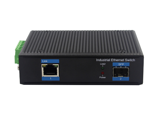 OPK-4500-1GX1GT Din-Rail Ummanaged Industrial Ethernet Switch (POE optional) 1 Anschluss